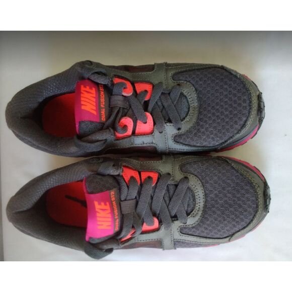 Nike Dual Fusion S12 Women's Running Athletic Sneakers Wmn Sz 5 Gray/Pink - Picture 3 of 8
